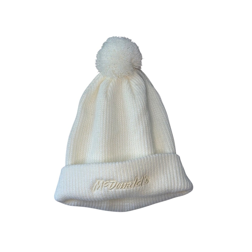 McDonalds Embroidered Pom Pom Beanie